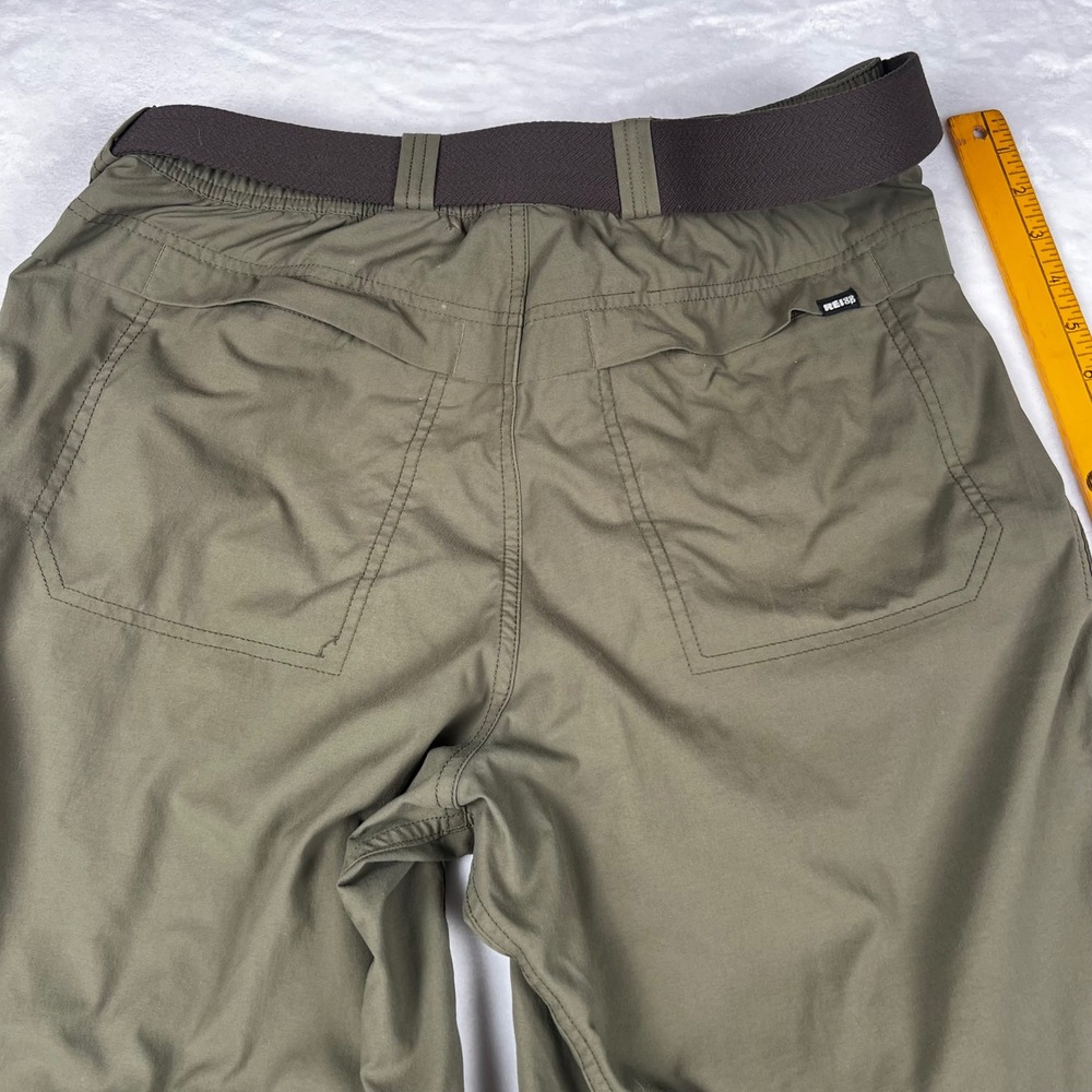 REI Co-op Sahara Convertible Cargo Hiking Pants Men 32x30 Green Arcade Belt - Picture 8 of 10